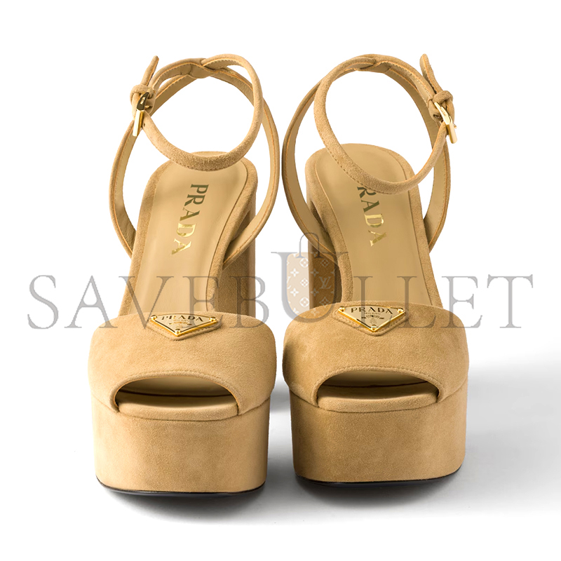 PRADA SUEDE PLATFORM SANDALS 1XP48B PRADA SUEDE PLATFORM SANDALS 1XP48B